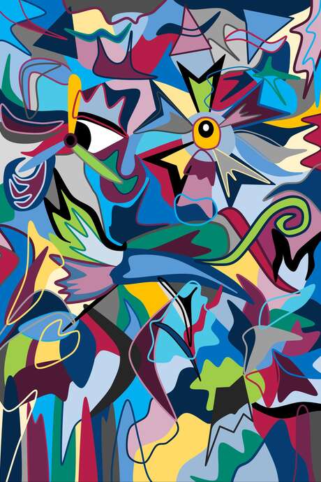 Exposition peintures "Eclat d'Ame" part Mme Jeanne BERNARD
