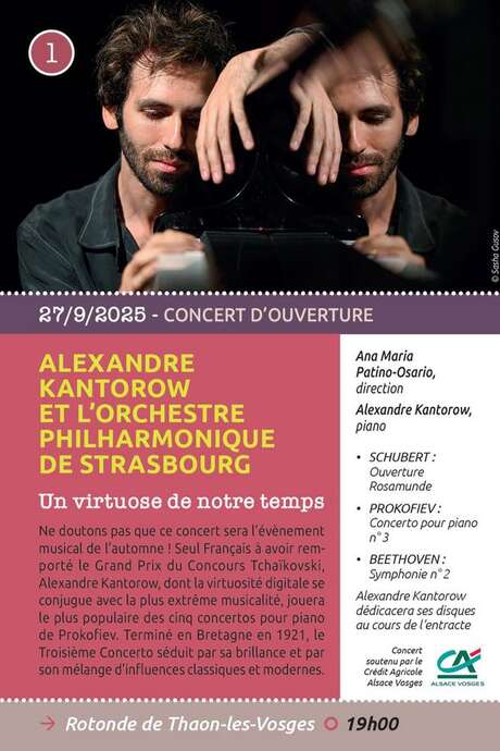 Concerts classiques Epinal - A.KANTOROW & Orch. Philharmonique de Strasbourg