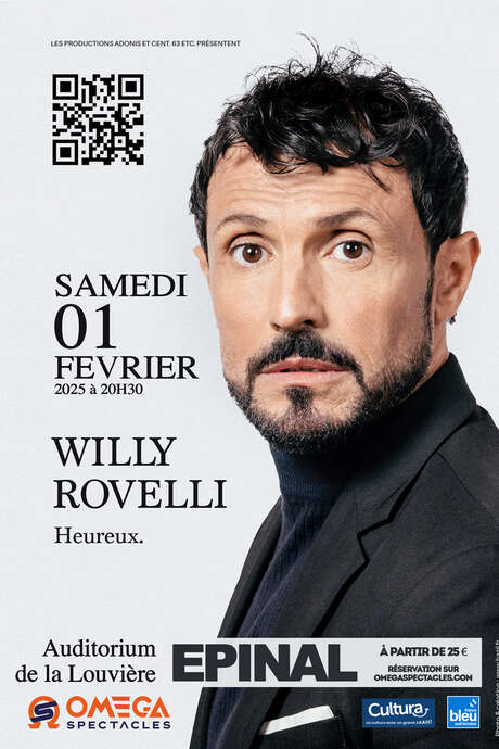 SPECTACLE WILLY ROVELLI "HEUREUX"