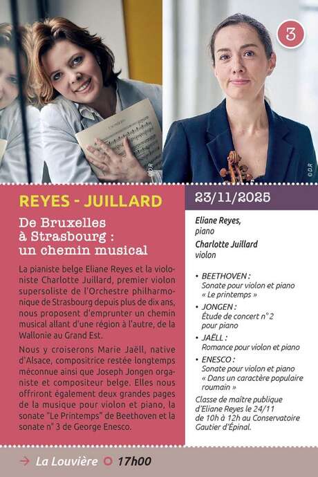 Concerts classiques - E.REYES & C.JUILLARD