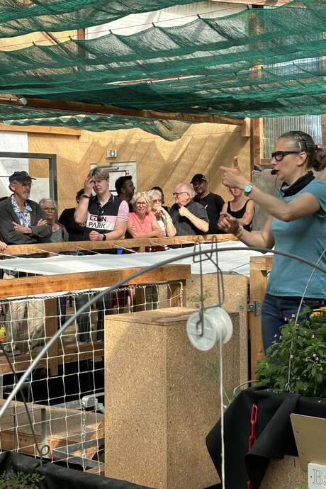 Pâques à la ferme aquaponique de l'abbaye !