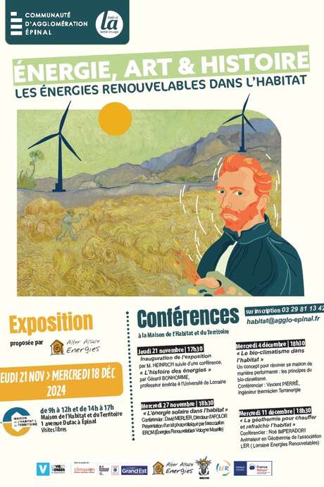 EXPOSITION ET CONFÉRENCES «ÉNERGIE, ART ET HISTOIRE» LES ÉNERGIE RENOUVELABLES DANS L’HABITAT