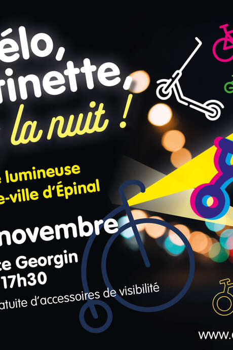 Balade lumineuse: brillez cyclistes Balade lumineuse: brillez cyclistes