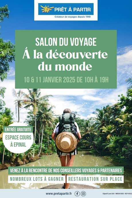 SALON DU VOYAGE Du 10 au 11 janv 2025