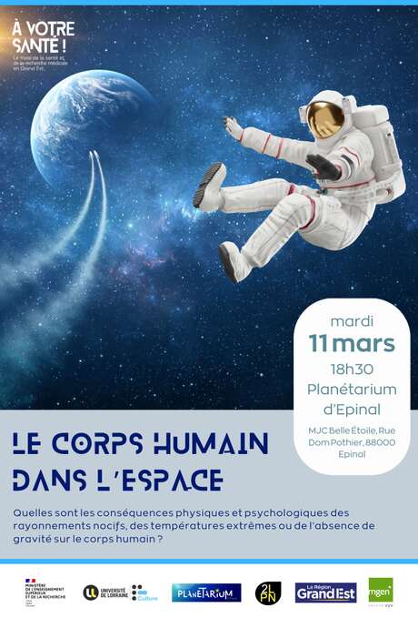 CONFÉRENCE: LE CORPS HUMAIN DANS L'ESPACE