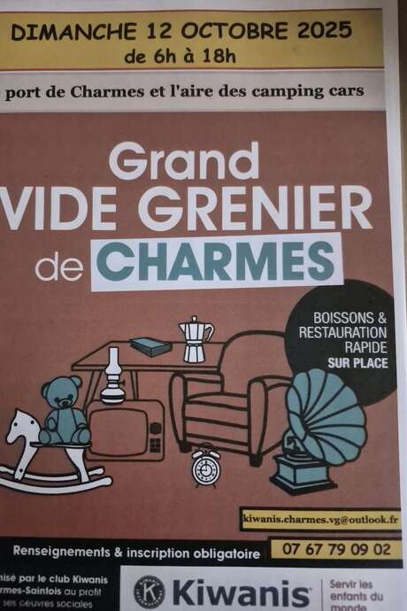 Grand vide greniers de Charmes