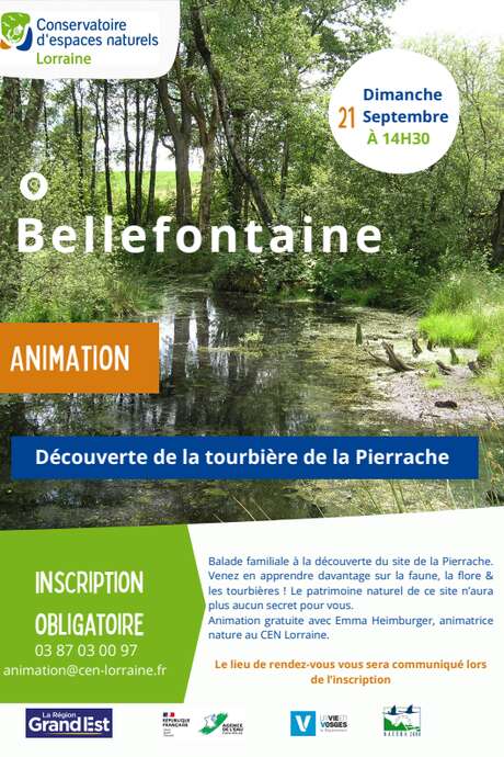 Découverte de latourbière de la Pierrache Découverte de latourbière de la Pierrache