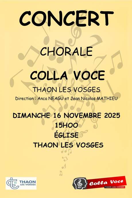 Concert chorale Colla voce