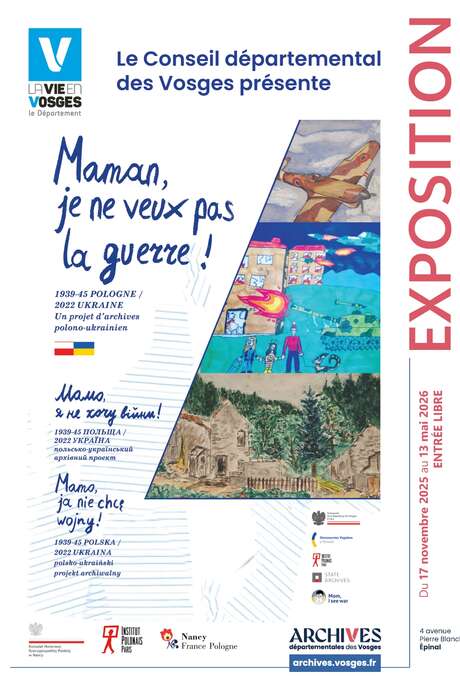 Exposition - Maman, je ne veux pas la guerre