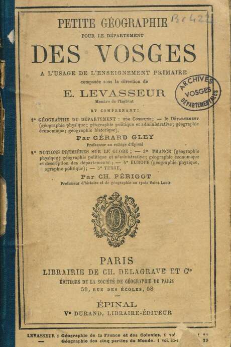 Conférence - Les sociétés savantes et l’instruction dans les Vosges (1800-1871)