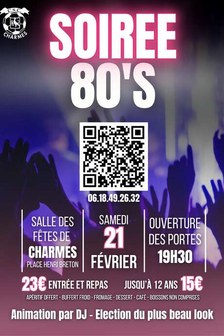 Soirée des années 80
