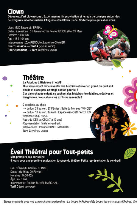 Stage Théâtre La Fabrique à Histoire