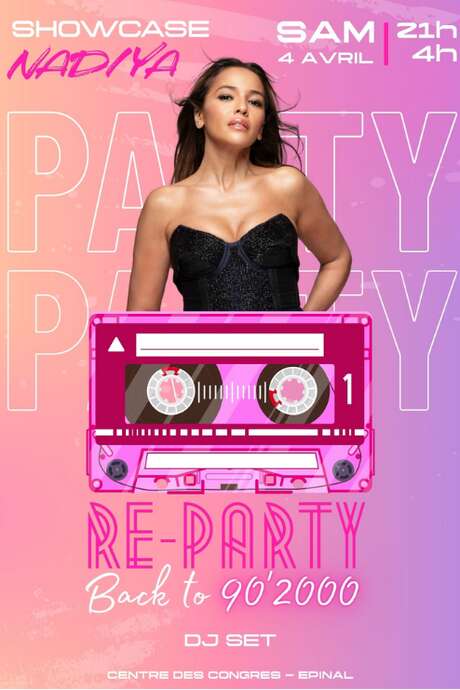 Soirée 90/200 Mix DJ et Showcase NADIYA