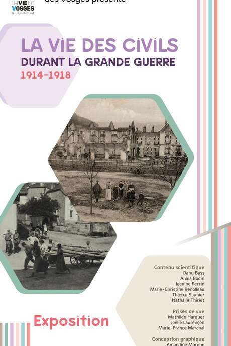 Expositon sur la vie des civils vosgiens pendant la Grande guerre
