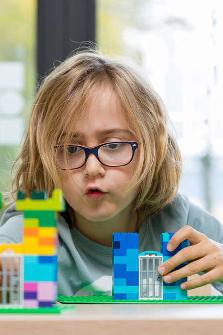 œuvre collaborative : ma ville en lego