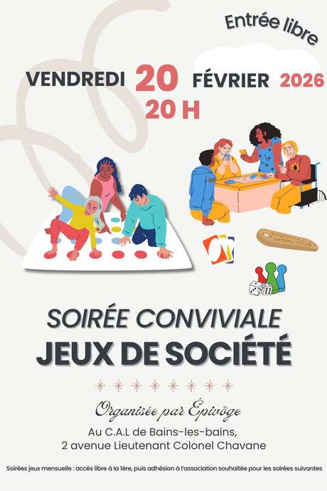 Soirée jeux de société