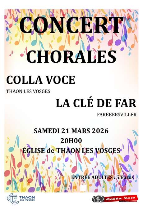 Concert chorale Colla Voce et la Clef  de Far