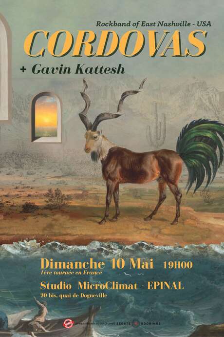 Concert - Cordovas + Gavin Kattesh (Nashville - USA)