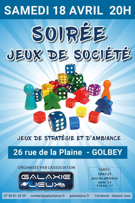 Soirée Jeux de société
