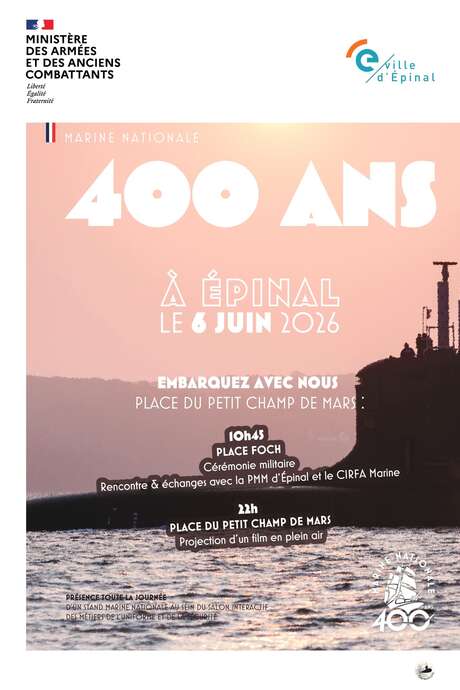 Cérémonie - 400 ans de la Marine