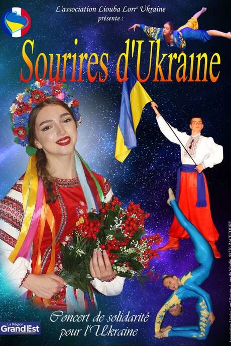 Spectacle de danse - sourires d'Ukraine