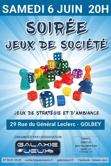Soirée Jeux de société