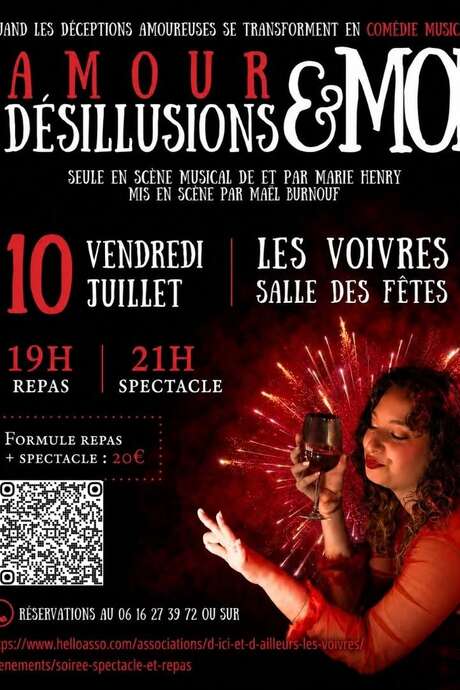 'Amour, Désillusions et Moi' - Repas et Spectacle -