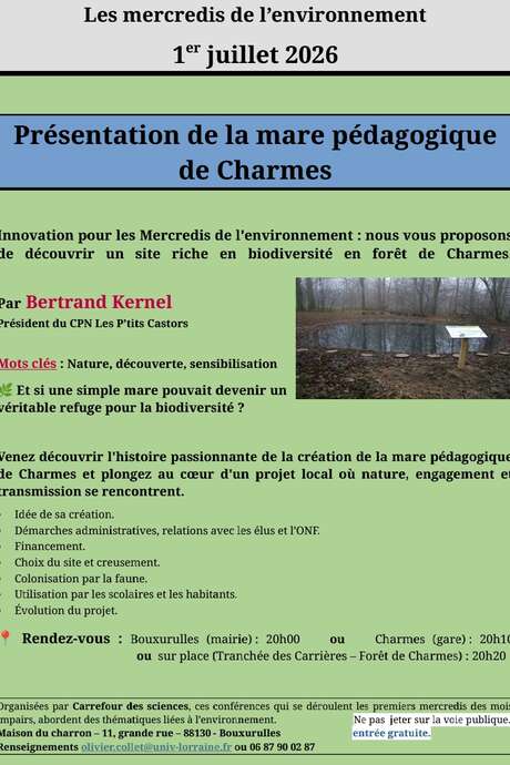 Les mercredis de l'environnement