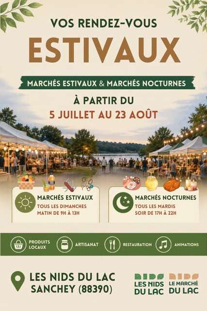 Marchés estivaux & Marchés nocturnes