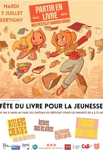 Fête du livre - animations et activités - "Partir en livre"