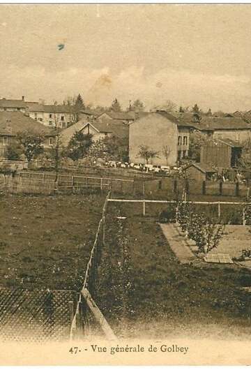 Exposition de cartes postales sur Golbey