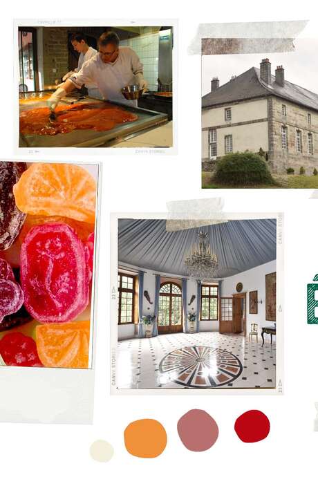 Excursion visite guidée du château boffrand de thuillières et la confiserie Delisvosges