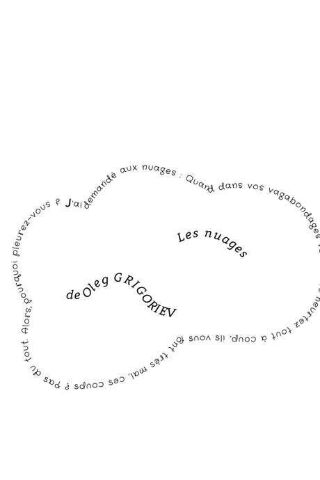 Autoportrait en calligramme