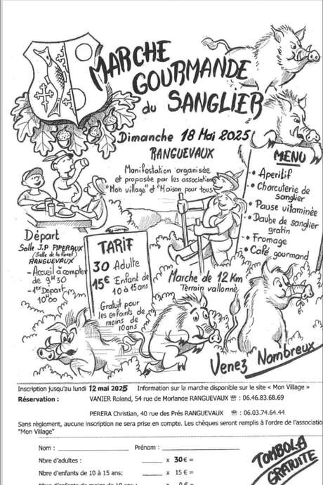 Marche gourmande du sanglier