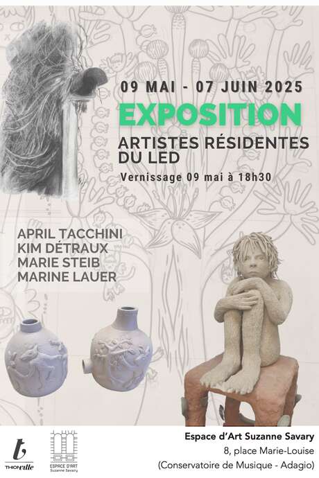 Exposition Artistes résidents du LED