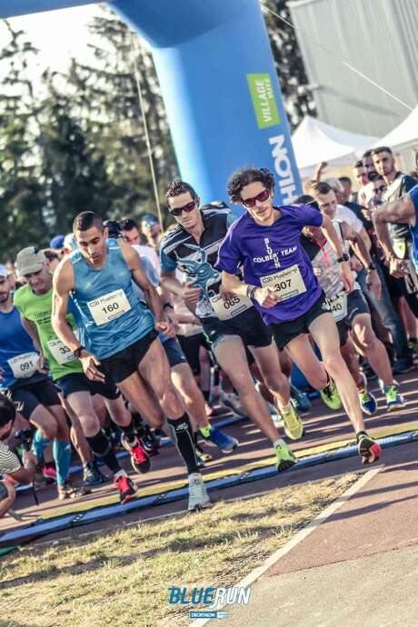 Blue run decathlon
