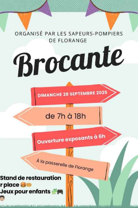 Brocante des sapeurs-pompiers
