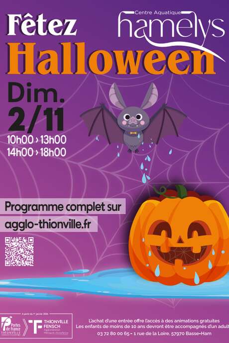 Halloween à la piscine Hamelys