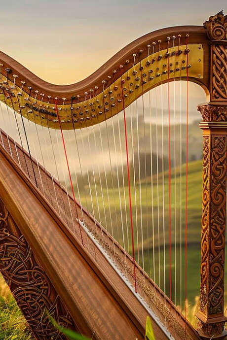 La harpe celtique avec Lucille Lisack