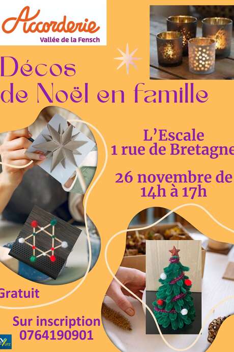 Atelier Décos de Noël pour tous