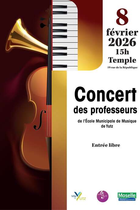 Concert des Professeurs de l'Ecole Municipale de Musique