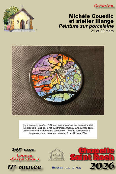 Exposition Peinture sur porcelaine