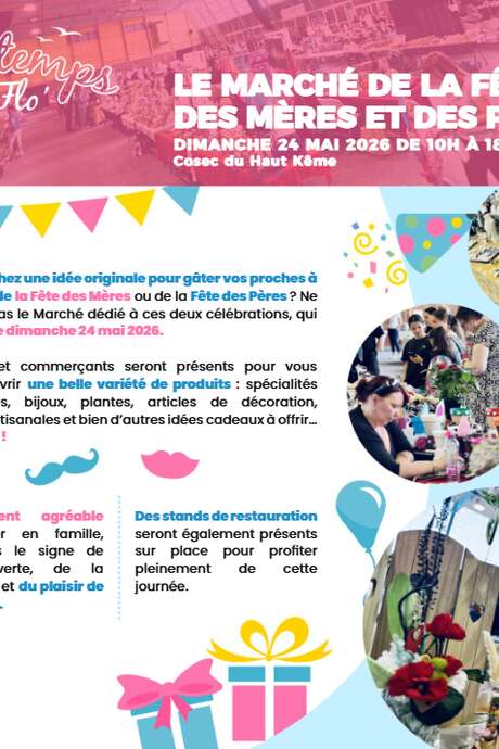 Le marché de la fête des mères et des pères