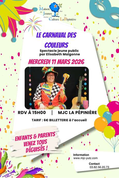 Spectacle : Le carnaval des couleurs