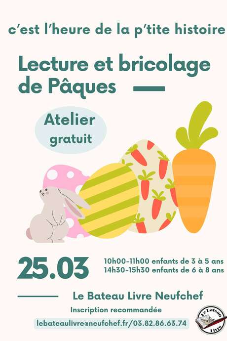 C’est l’heure de la p’tite histoire… spéciale Pâques