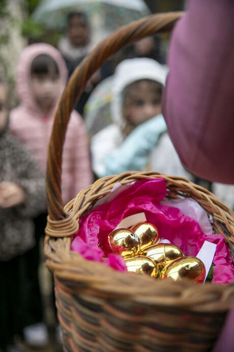La chasse aux oeufs du Lapin Blanc