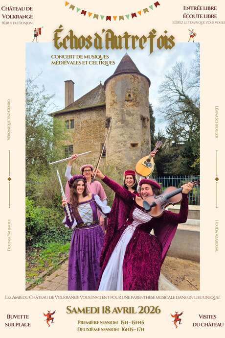 Concert de musiques médiévales et celtiques