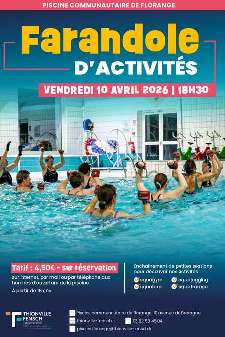 Farandole d’activités aquatiques