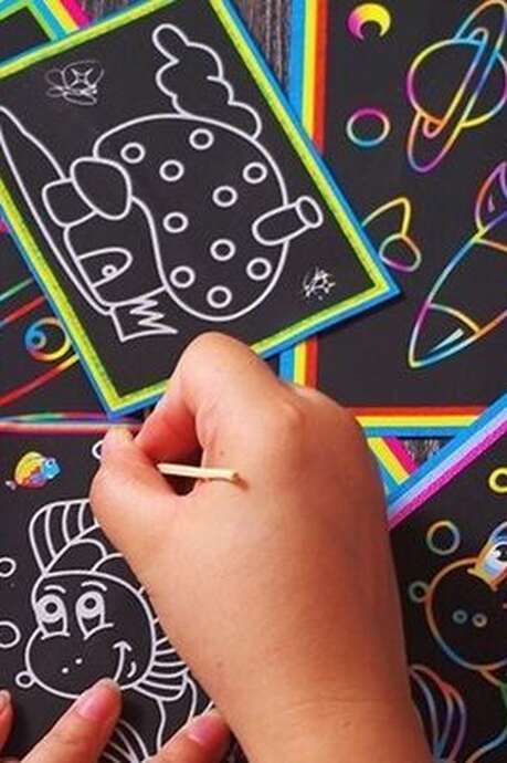 Atelier cartes à gratter