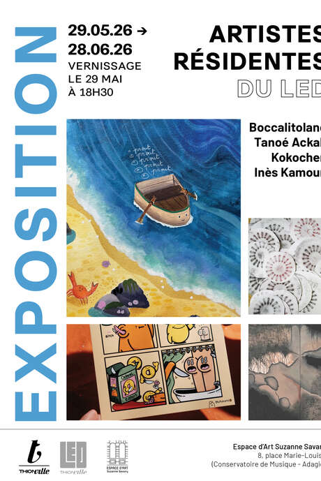 Exposition des résidentes du LED